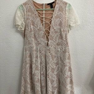 Forever21 Off White Dress